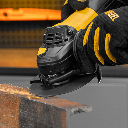 Машина шлифовальная угловая AG125-1500, 1500 Вт, 125 мм, 3000-11000 об/мин Denzel купить в Москве с доставкой по всей России | ProtosMarket.ru