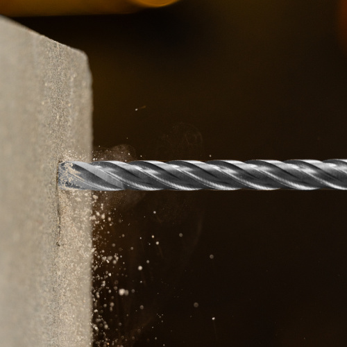 Бур по бетону, цельная крестовая пластина, 10x215 мм, SDS PLUS Denzel по ценам производителя в Санкт-Петербурге с доставкой по всей России