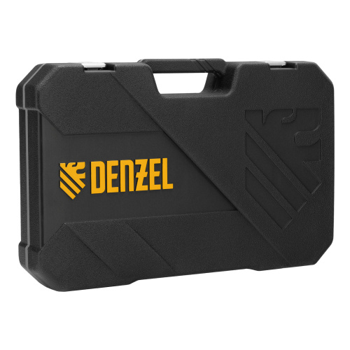 Набор инструментов, 1/2", 1/4", CrV, S2, пластиковый кейс, 64 предмета Denzel по ценам производителя в Санкт-Петербурге с доставкой по всей России