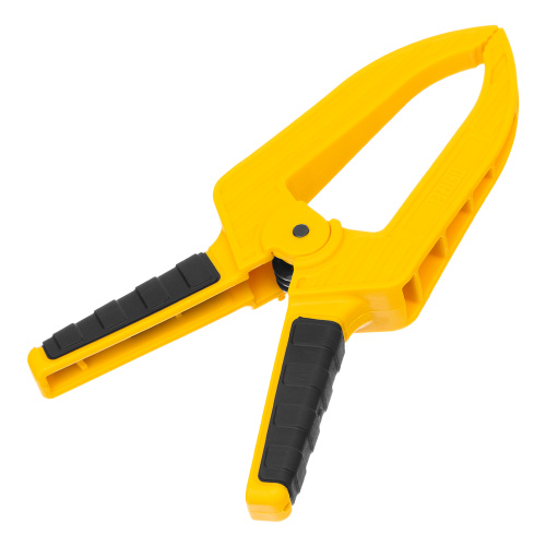 Струбцина клещеобразная, удлиненная 50 х 80 мм двухкомпонентные рукоятки Denzel по ценам производителя в Санкт-Петербурге с доставкой по всей России