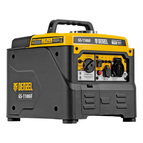 Генератор инверторный GS-1100iF, 1,1 кВт, 230 В, ручной старт DENZEL по ценам производителя в Санкт-Петербурге с доставкой по всей России