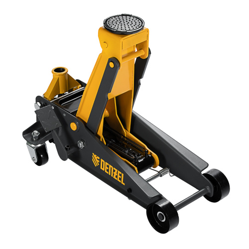 Домкрат гидравлический подкатной 3 т, с фиксатором, быстрый подъем, 135-480 мм, профессиональный Denzel по ценам производителя в Санкт-Петербурге с доставкой по всей России