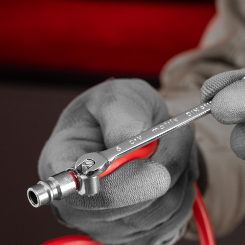 Ключ комбинированный, 6 мм, CrV, полированный хром Matrix по ценам производителя в Санкт-Петербурге с доставкой по всей России