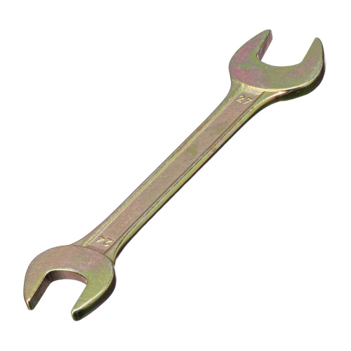 Ключ рожковый, 24 х 27 мм, желтый цинк Сибртех купить в Москве с доставкой по всей России | ProtosMarket.ru