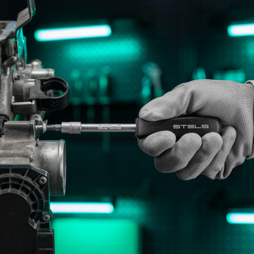 Набор инструментов, 1/2", 1/4", CrV, пластиковый кейс 94 предмета Stels купить в Москве с доставкой по всей России | ProtosMarket.ru