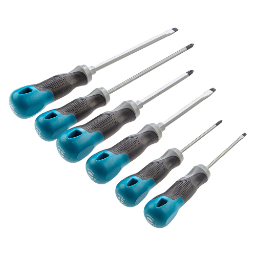 Набор отверток 6 шт, S2, трехкомпонентная рукоятка Gross купить в Москве с доставкой по всей России | ProtosMarket.ru