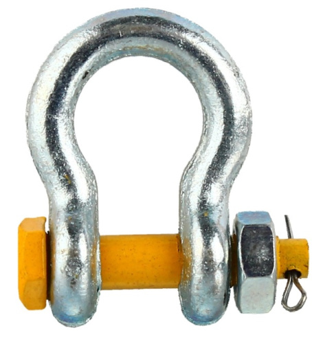 Скоба омегообразная  12 т, G2130, с гайкой и шплинтом  размер 1 - 1/4 купить в Москве с доставкой по всей России | ProtosMarket.ru