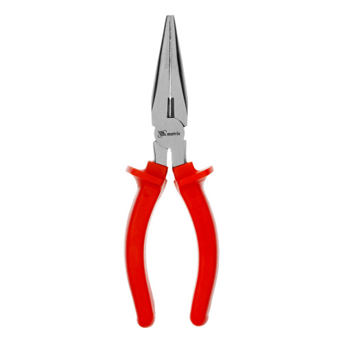 Длинногубцы прямые Econom, 180 мм, шлифованные, пластмассовые рукоятки Matrix купить в Москве с доставкой по всей России | ProtosMarket.ru