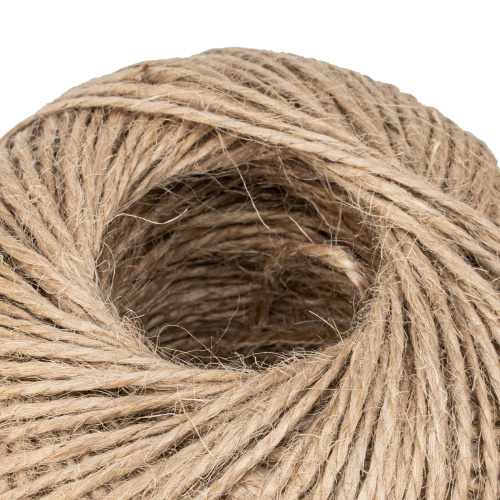 Шпагат джутовый, 1.5 мм, L 100 м, 2-ниточный, Сибртех по ценам производителя в Санкт-Петербурге с доставкой по всей России
