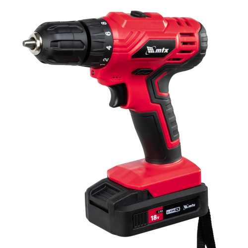 Дрель-шуруповерт аккумуляторная MCDL-18-02, Li-Ion, 18 В, 2 акк. MTX по ценам производителя в Санкт-Петербурге с доставкой по всей России