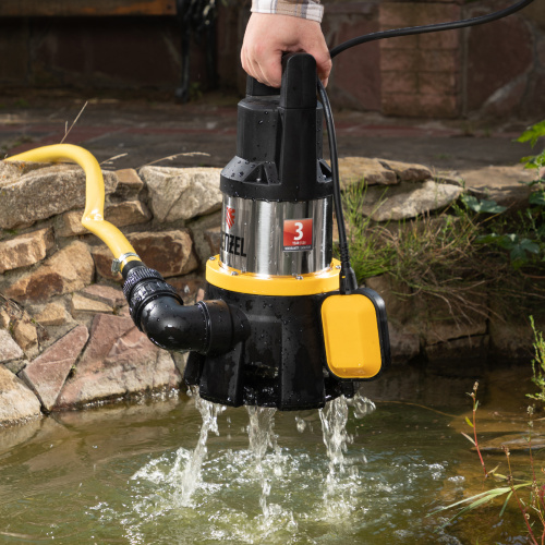 Дренажный насос DP1400X, 1400 Вт, подъем 11 м, 25000 л/ч Denzel по ценам производителя в Санкт-Петербурге с доставкой по всей России