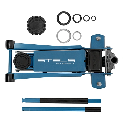 Домкрат гидравлический подкатной, быстрый подъем, 3т Low Profile Quick, 75-515 мм, профессиональный Stels по ценам производителя в Санкт-Петербурге с доставкой по всей России