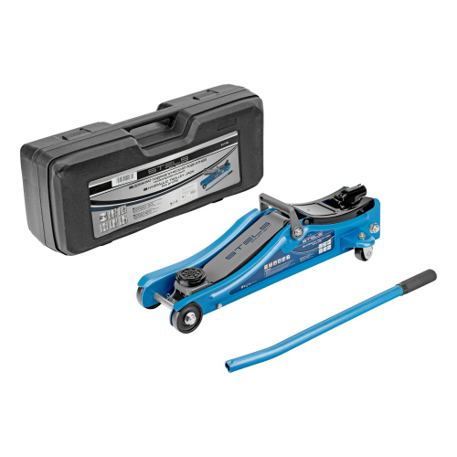 Домкрат гидравлический подкатной в пластиковом кейсе, 2 т, Low Profile, 80-380 мм Stels по ценам производителя в Санкт-Петербурге с доставкой по всей России