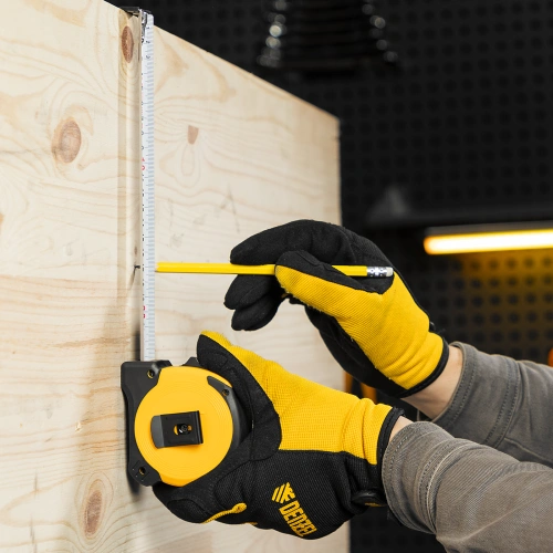 Рулетка 8м х 25мм, двухкомп. корпус, магнитный обрезиненный зацеп Denzel по ценам производителя в Санкт-Петербурге с доставкой по всей России