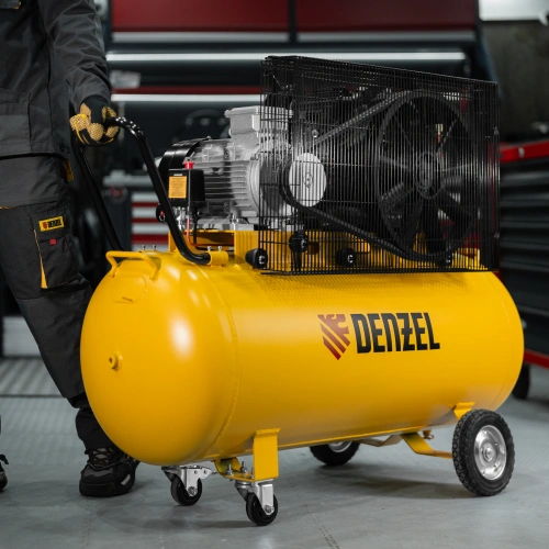 Компрессор воздушный рем. привод BCV 5500-T/200, 5,5 кВт, 200 литров, 850 л/мин Denzel по ценам производителя в Санкт-Петербурге с доставкой по всей России