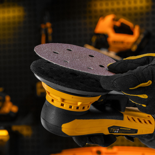 Машина шлифовальная орбитальная бесщет OS-150-BL, 350 Вт, 4000-10000 об/мин Denzel по ценам производителя в Санкт-Петербурге с доставкой по всей России