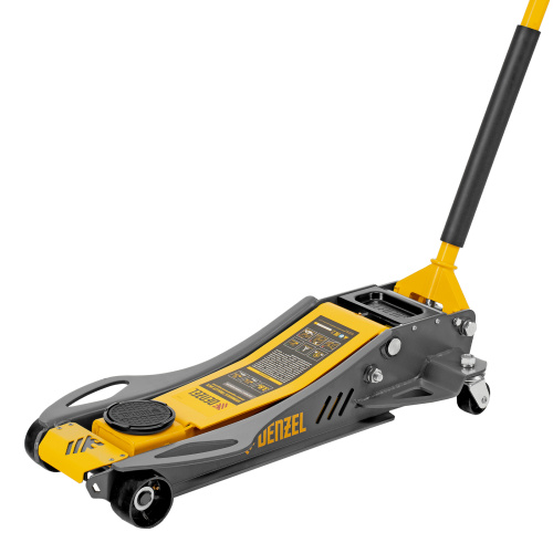 Домкрат гидравлический подкатной, 3,8 т, 110-580 мм, быстрый подъем, низкий подхват, проф. Denzel по ценам производителя в Санкт-Петербурге с доставкой по всей России