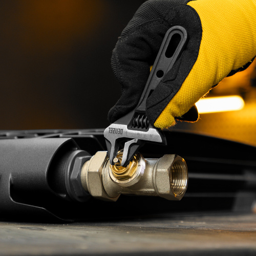 Ключ разводной 115 мм, CrV, кованый, укороченная рукоятка Denzel купить в Москве с доставкой по всей России | ProtosMarket.ru