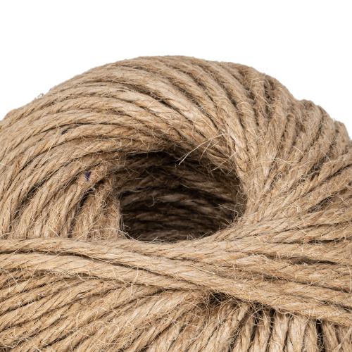 Шпагат джутовый, 2.5 мм, L 60 м, 5-ниточный , Сибртех по ценам производителя в Санкт-Петербурге с доставкой по всей России