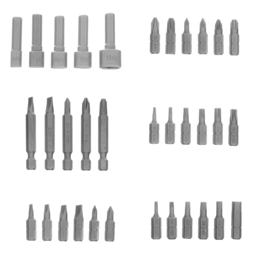 Отвертка реверсивная с набором бит и торцевыми головками, 35 шт, CrV Сибртех купить в Москве с доставкой по всей России | ProtosMarket.ru