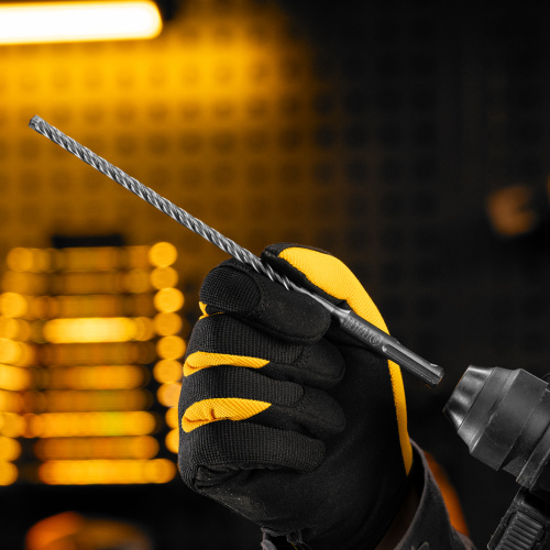 Бур по бетону, цельная крестовая пластина, 6x215 мм, SDS PLUS Denzel по ценам производителя в Санкт-Петербурге с доставкой по всей России