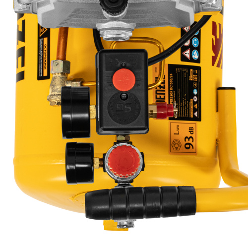 Компрессор воздушный DC1500/24, прямой привод, 1.5 кВт, 24 литра, 220 л/мин Denzel по ценам производителя в Санкт-Петербурге с доставкой по всей России