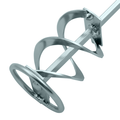 Миксер для красок и штукатурных смесей, 60 х 400 мм, оцинкованный, шестигранный хвостовик 8 мм Denzel по ценам производителя в Санкт-Петербурге с доставкой по всей России