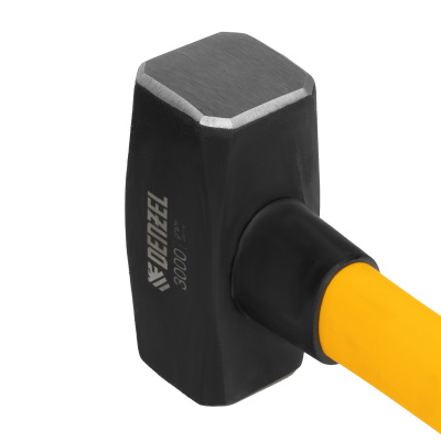 Кувалда 3000 г, кованая, фибергласовая  рукоятка c TPR покрытием, 880 мм Denzel купить в Москве с доставкой по всей России | ProtosMarket.ru