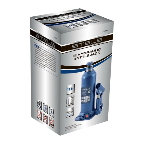 Домкрат гидравлический бутылочный, 10 т, h подъема 222-447 мм Stels по ценам производителя в Санкт-Петербурге с доставкой по всей России