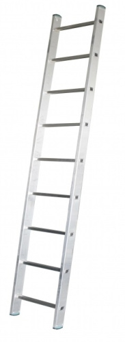 Лестница приставная алюминиевая 1*9 по ценам производителя в Санкт-Петербурге с доставкой по всей России