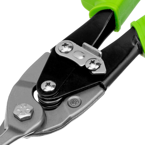 Ножницы по металлу, 250 мм, прямой рез, сталь С55, двухкомпонентные рукоятки СИБРТЕХ купить в Москве с доставкой по всей России | ProtosMarket.ru