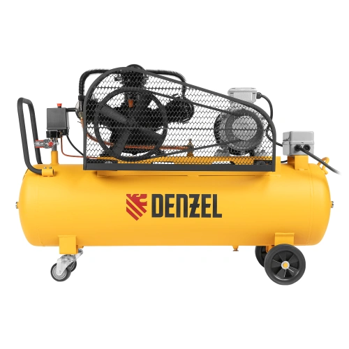 Компрессор воздушный BCW3000-T/100, ременный привод, 3.0 кВт, 100 литров, 520 л/мин Denzel по ценам производителя в Санкт-Петербурге с доставкой по всей России
