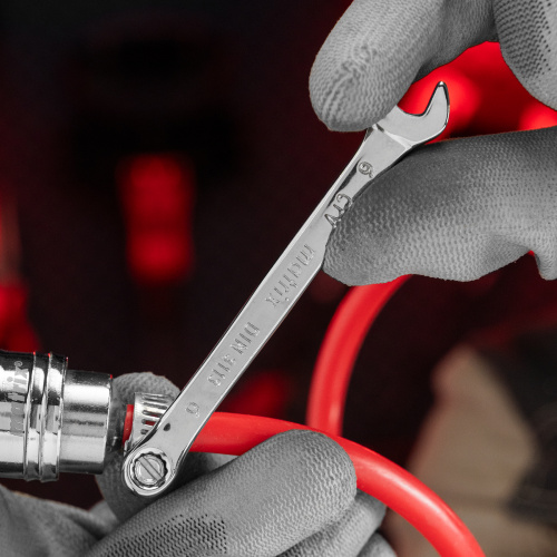 Ключ комбинированный, 6 мм, CrV, полированный хром Matrix по ценам производителя в Санкт-Петербурге с доставкой по всей России