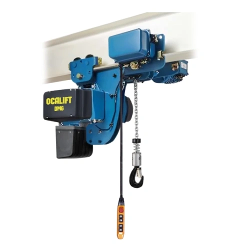 Таль электрическая цепная ТЭЦ OCALIFT DMG УСВ 1001lhd 1000 кг 4,5м 8/2м/мин, 380в передвижная по ценам производителя в Санкт-Петербурге с доставкой по всей России