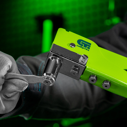 Заклепочник 270 мм, переставной 0-90 град, заклепки 2.4-3.2-4.0-4.8 мм Сибртех купить в Москве с доставкой по всей России | ProtosMarket.ru