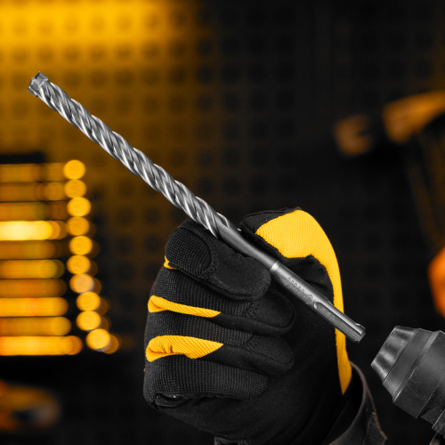 Бур по бетону, цельная крестовая пластина, 12x215 мм, SDS PLUS Denzel по ценам производителя в Санкт-Петербурге с доставкой по всей России