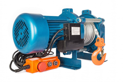 Лебедка электрическая  500/1000 кг 100/50 м с канатом 380 В TOR KCD по ценам производителя в Санкт-Петербурге с доставкой по всей России