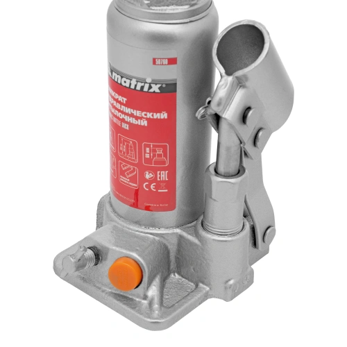 Домкрат гидравлический бутылочный, 2 т, h подъема 158-308 мм Matrix по ценам производителя в Санкт-Петербурге с доставкой по всей России
