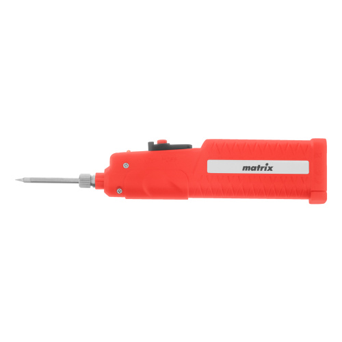 Паяльник беспроводной 4.5 В, 8 Вт, 350°С, припой 10 г, работа от элементов питания 3хАА Matrix по ценам производителя в Санкт-Петербурге с доставкой по всей России