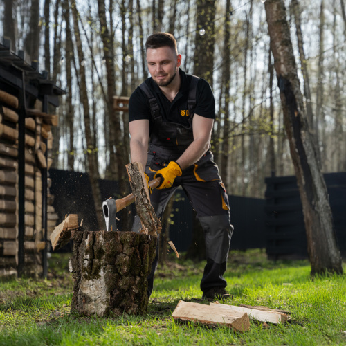 Топор кованый, 1360 г, американский тип, буковая рукоятка, 700мм, EFP Denzel по ценам производителя в Санкт-Петербурге с доставкой по всей России