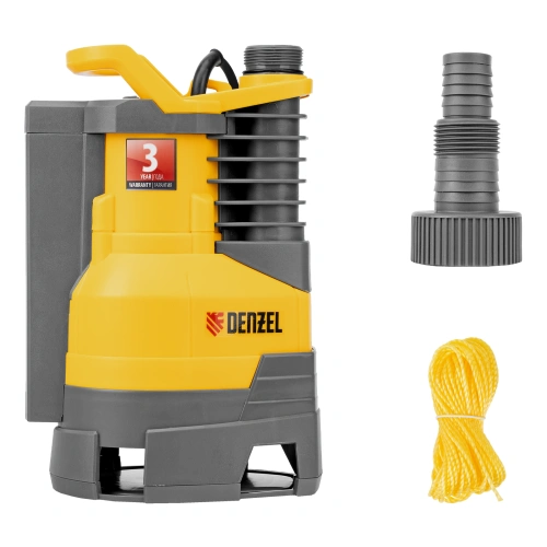 Дренажный насос DPХ450, 450 Вт, подъем 5 м, 9000 л/ч Denzel по ценам производителя в Санкт-Петербурге с доставкой по всей России